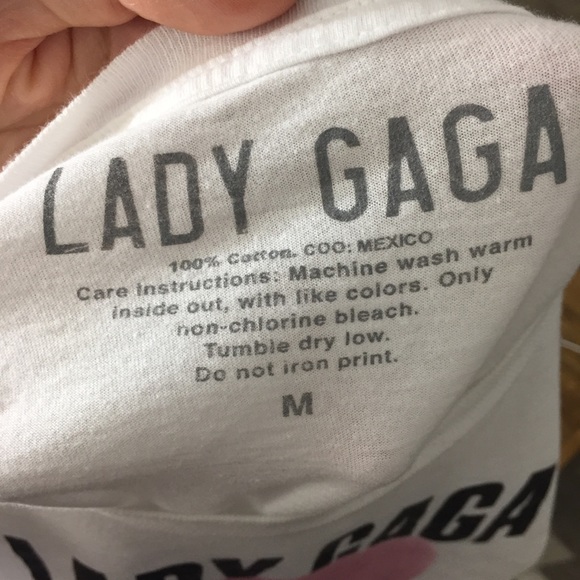 Lady Gaga • graphic cuffed short sleeve tee - Picture 5 of 5